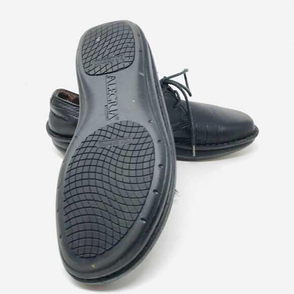 Men's Alegria PG Lite Liam AM-LIA-170 Black Leather Lace Up Oxfords US 8 EU 41 - Picture 8 of 8